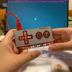 Using the Makeymakey to control a sketch from Activity 1, studying the difference in how the movement feels